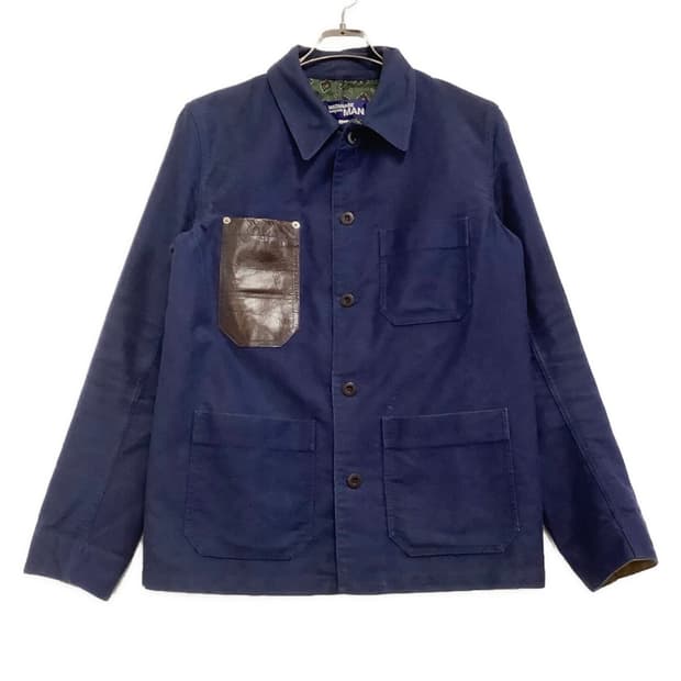 준야와타나베 레더포켓 프렌치 워크자켓