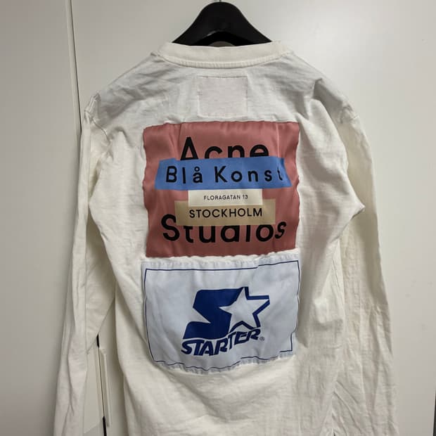 아크네 스튜디오 X 스타터 긴팔 티셔츠 화이트