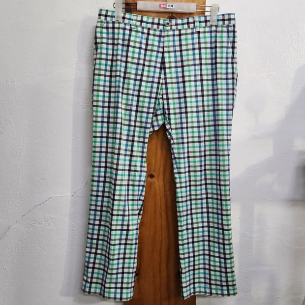 팬텀 체크 남자골프바지(32)