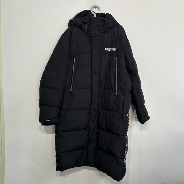 디스커버리 남성 롱패딩 100 블랙