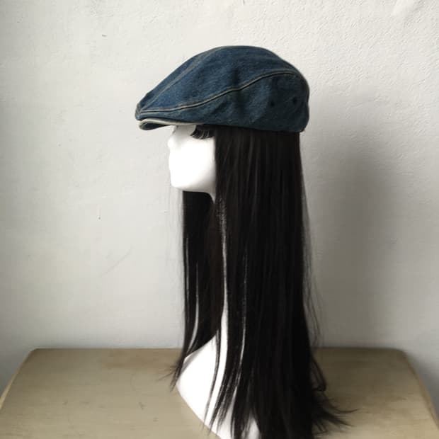 denim hunting cap