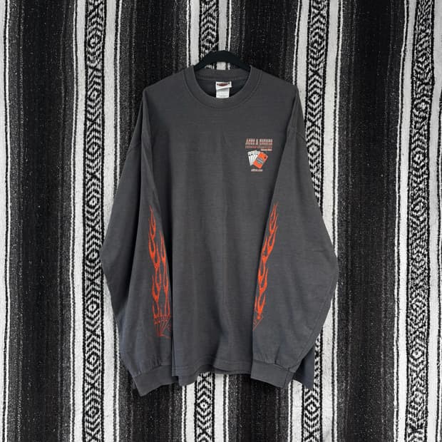 00s harley davidson Aces&Eights 포커 롱슬리브