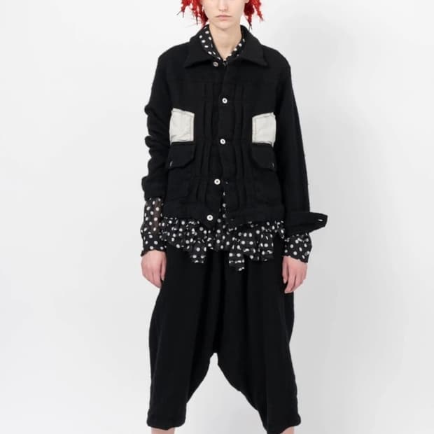 Comme des garcons black 축융트러커 XL