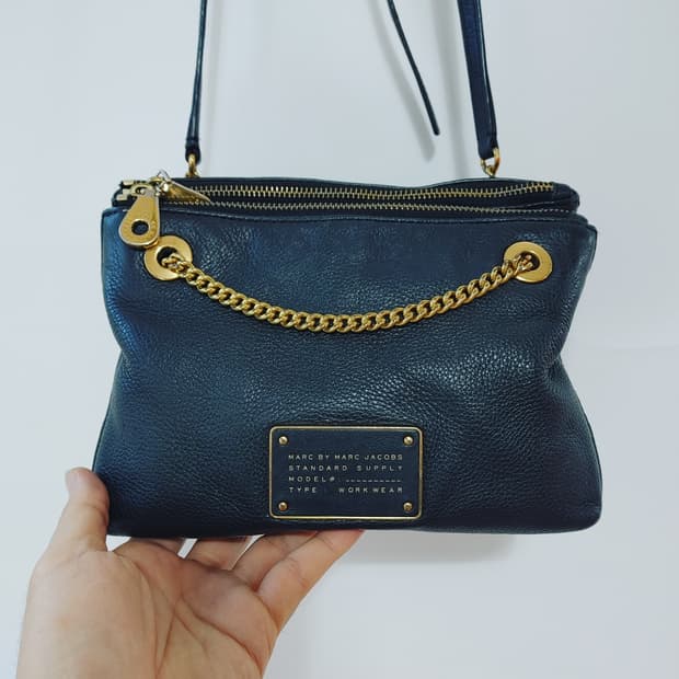MARC BY MARC JACOBS 마크제이콥스 천연소가죽 투웨이백
