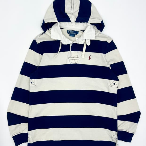 폴로 랄프로렌 럭비 PK 긴팔 후드티