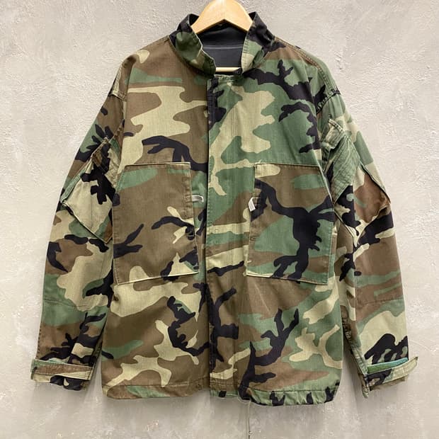 [US M] 80s U.S.ARMY 미군 케미컬 프로텍티브 우드랜드 자켓
