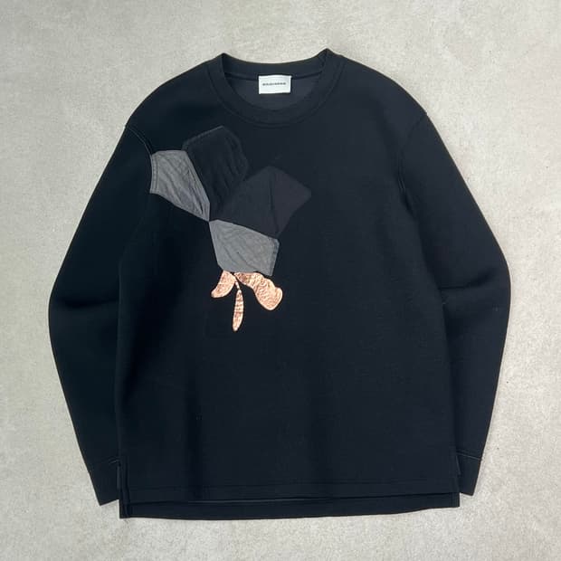 솔리드옴므 프린팅 스웻셔츠 s09710