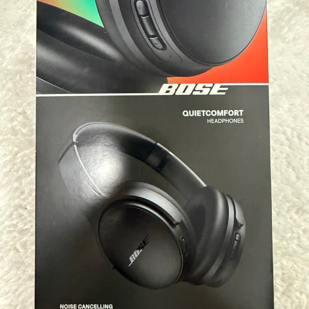 Bose QC 헤드폰 블랙