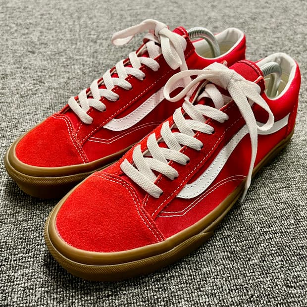 [270] 반스 올드스쿨 검솔 레드 