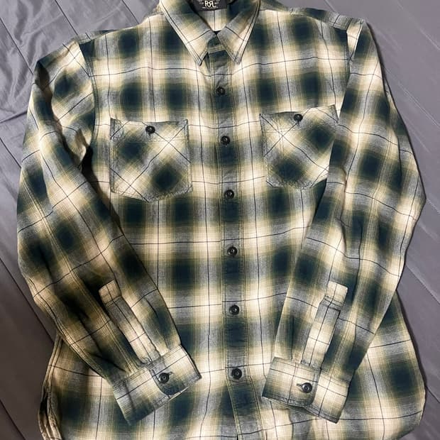 RRL 옴브레 셔츠 L사이즈