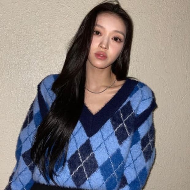 보카바카 유아 아가일 니트 F