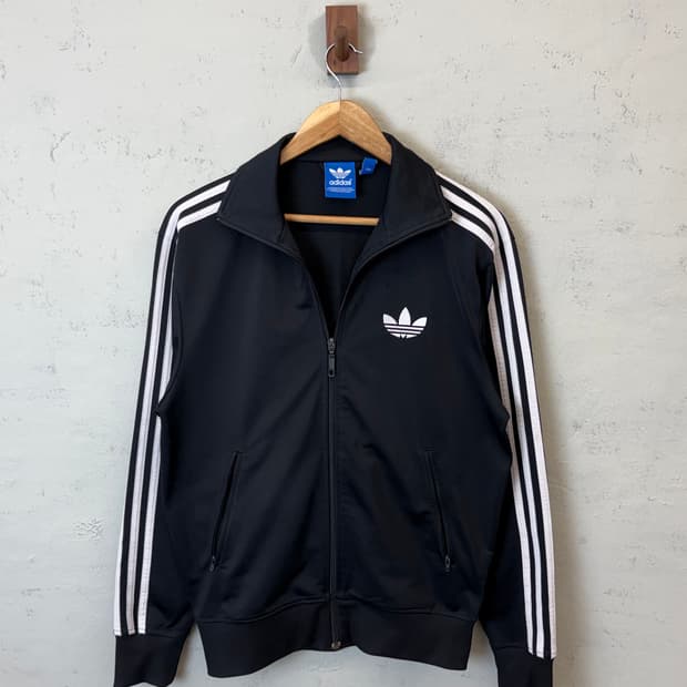 아디다스 구형 파이어버드 트랙탑 져지 블랙