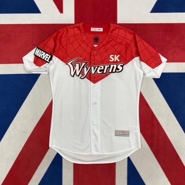 sk와이번스 마블 스파이더맨 유니폼 95