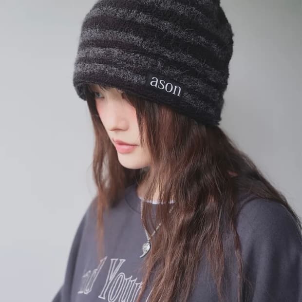 애즈온 캐시미어 비니