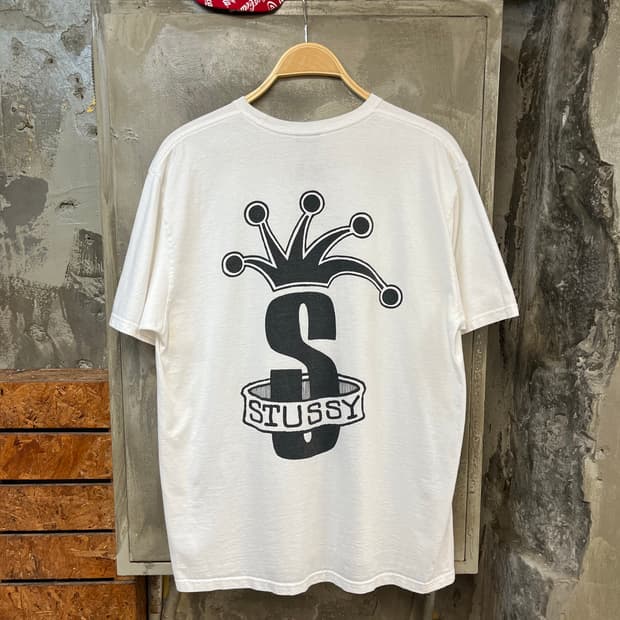 스투시 크라운 밴드 반팔티 L #csz380