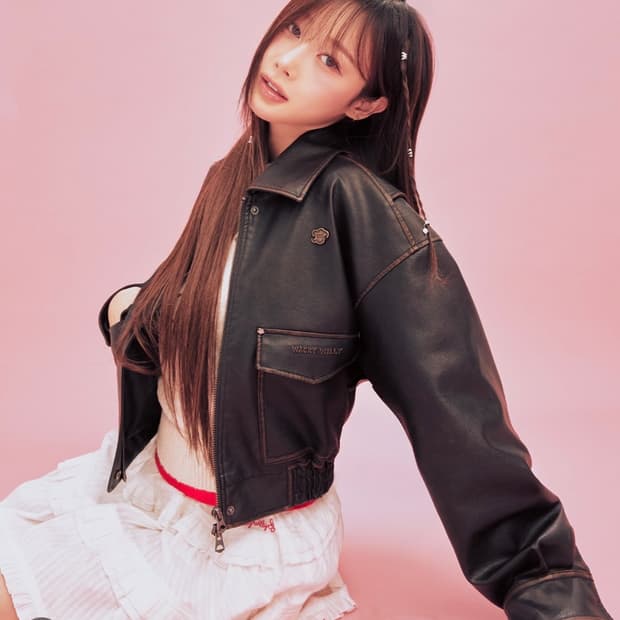 왁키밀리 가죽자켓 + 프릴 스커트