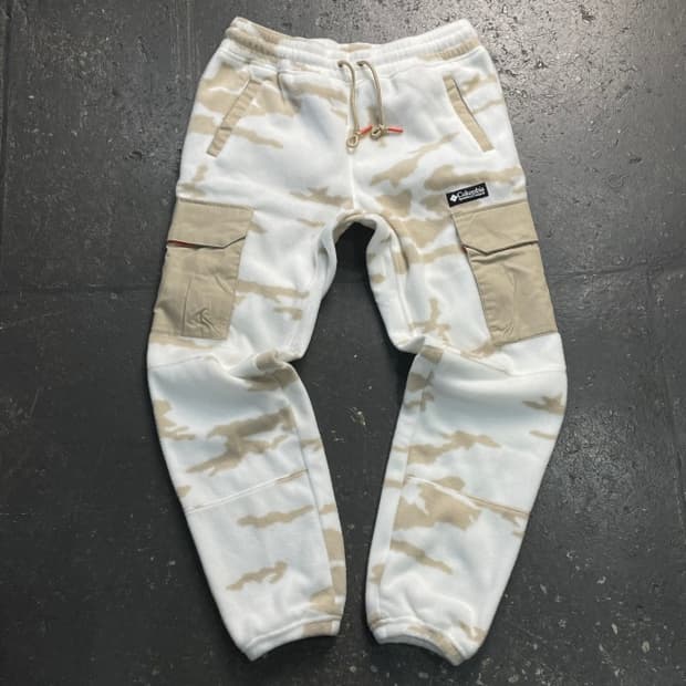 95 콜럼비아 카모플라쥬 후리스 팬츠 