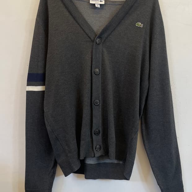 라코스테 니트가디건:) 면100% 면가디건 코튼가디건