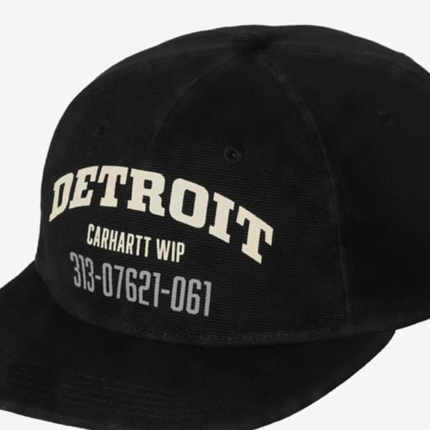 칼하트 WIP 디트로이트 아칸 볼캡 블랙