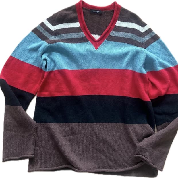 UNDERCOVER 20AW Striped Wool Knit