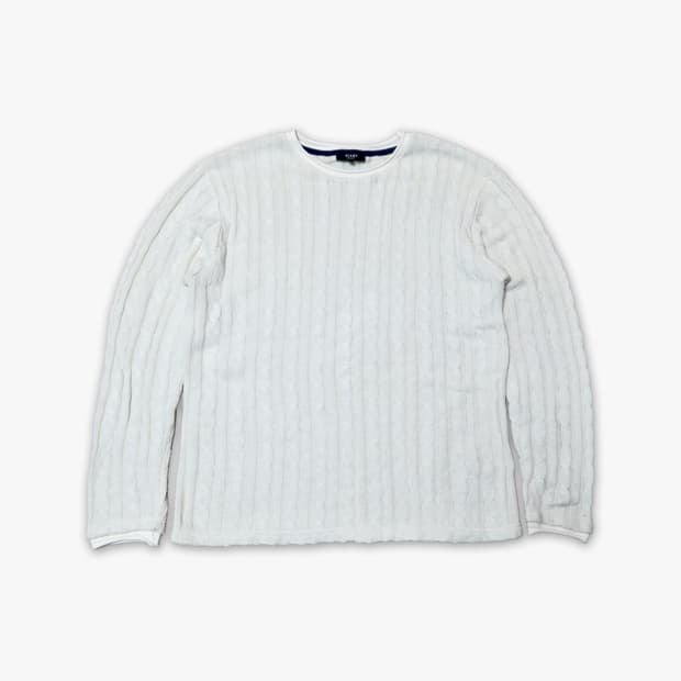 빔즈 Beams 과배기 골지 니트 