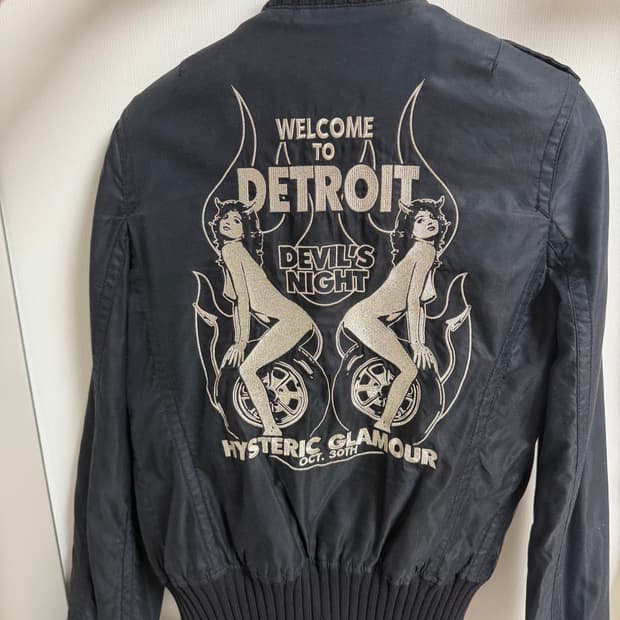 히스테릭 글레머 자수 자켓