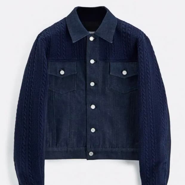 애니타임로릭 zinnia mix jacket navy