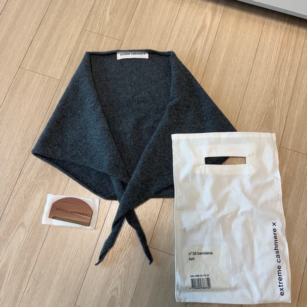Extreme Cashmere Xn°35 Bandana Felt,우드빗