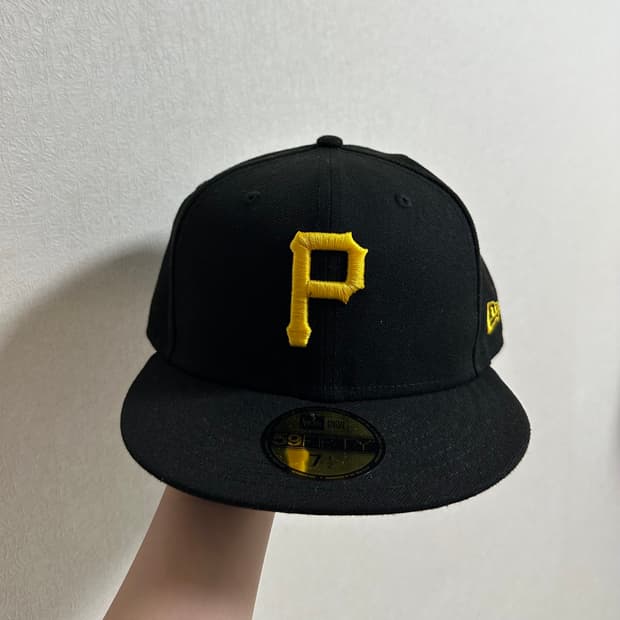 뉴에라 MLB 핀치히터 피츠버그 파이어리츠 볼캡 블랙 7 1/2