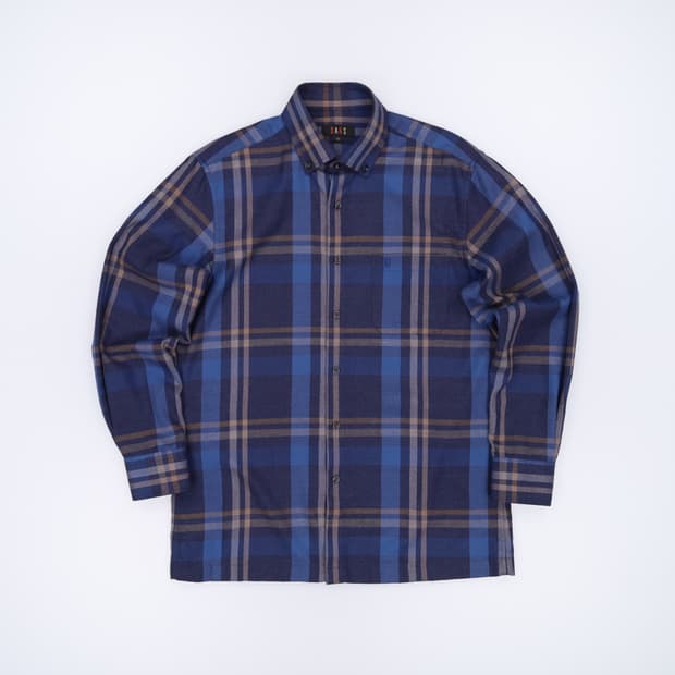 95 닥스 남성 고급 타탄 체크 셔츠 남방 4278