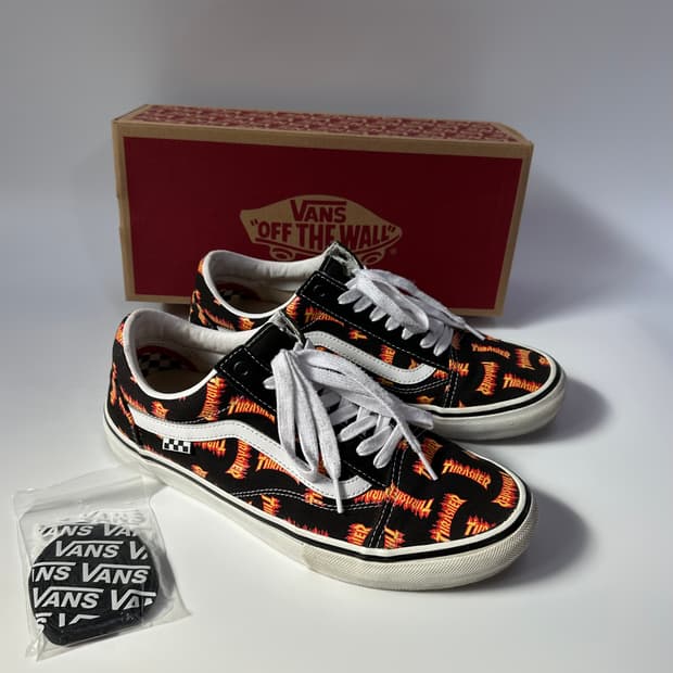 [새상품급] 반스 x 트레셔 스케이트 올드스쿨 스니커즈 275~280