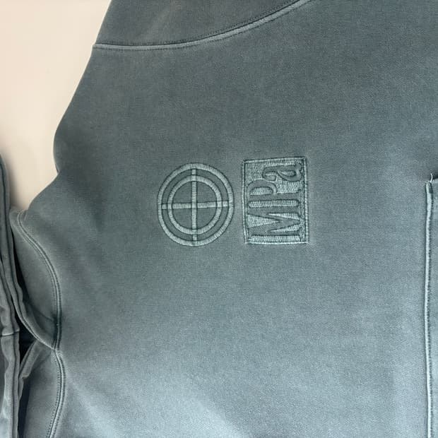 MPA 플라스틱프로덕트 다크그린 피그먼트 후디