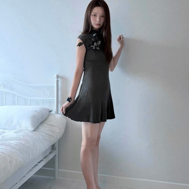 Misty Gray Dress