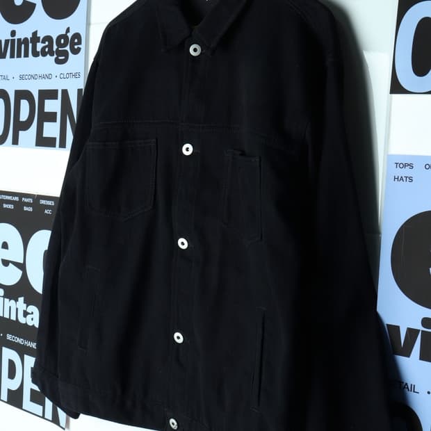(M-XL) 파르티멘토 집업 바람막이 점퍼자켓 트러커 블랙-H30731