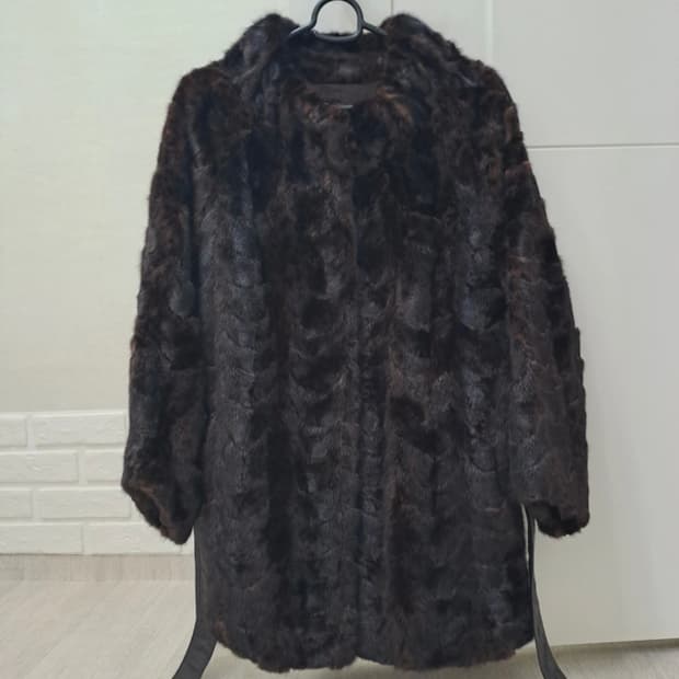 천연 밍크 코트 77 (66도 추천) 사이즈