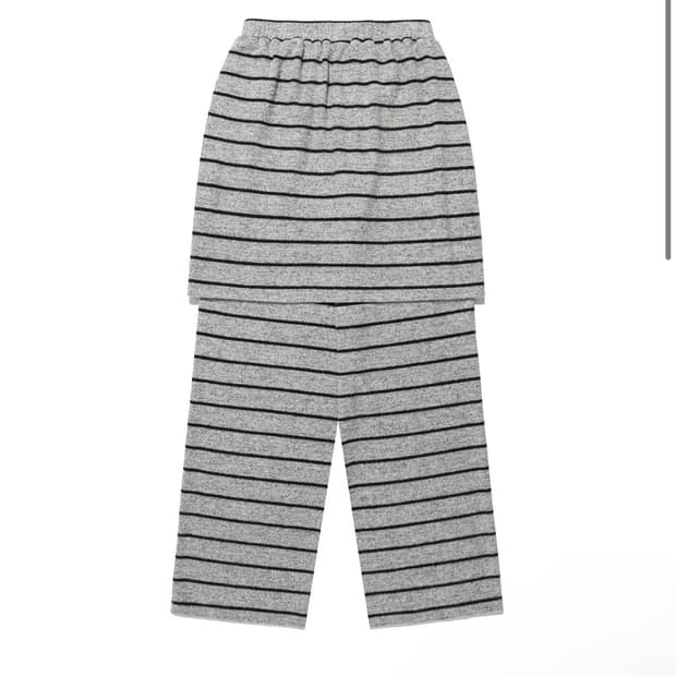 나이스고스트클럽 레이어드 스커트팬츠