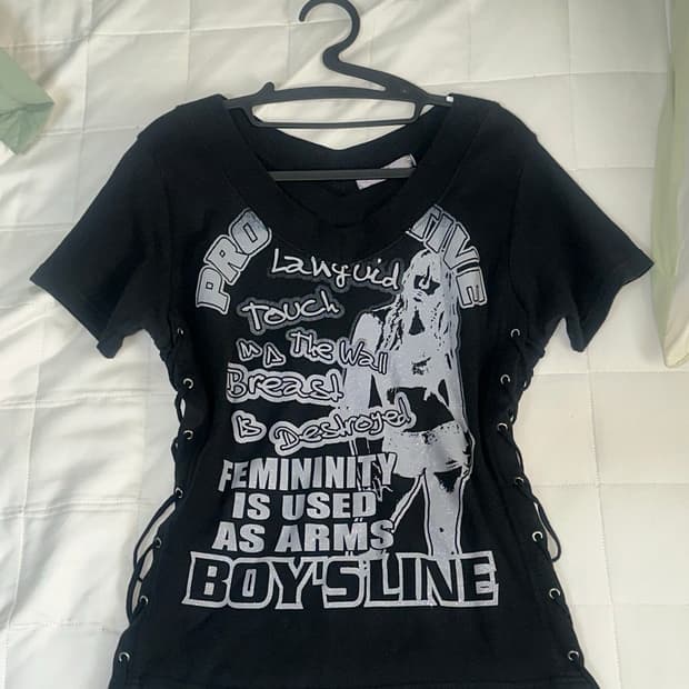 빈티지 y2k 반팔 