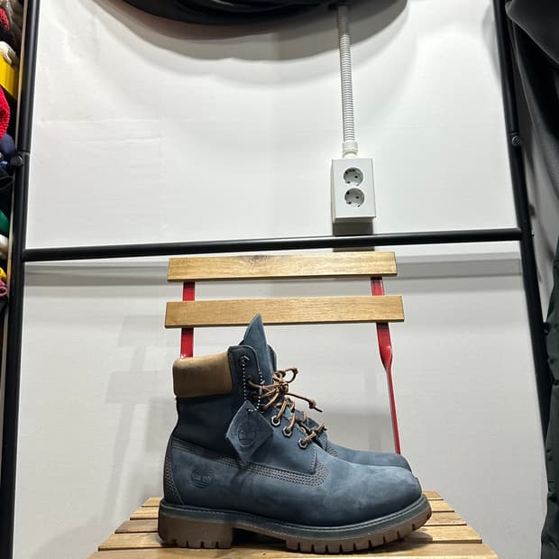 7W 250) 팀버랜드 워커 남성 남자 6인치 프리미엄 부츠 네이비