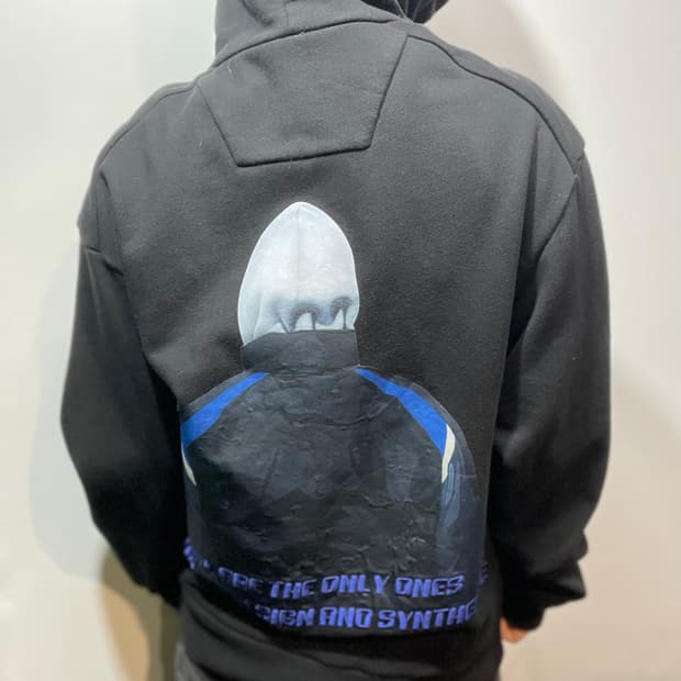 Juun.J x 카렐펑크 블랙 후드