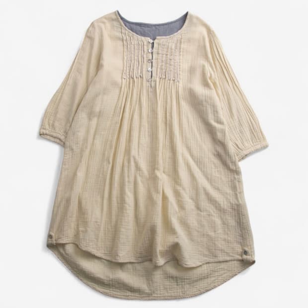 셔링 7부 블라우스