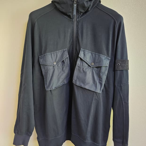 스톤아일랜드 고스트피스 코튼 아노락