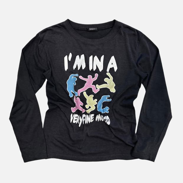 vintage fade printing t-shirt