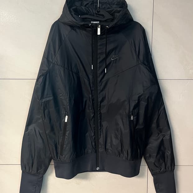 나이키 윈드브레이커 바람막이 자켓 블랙 [M]