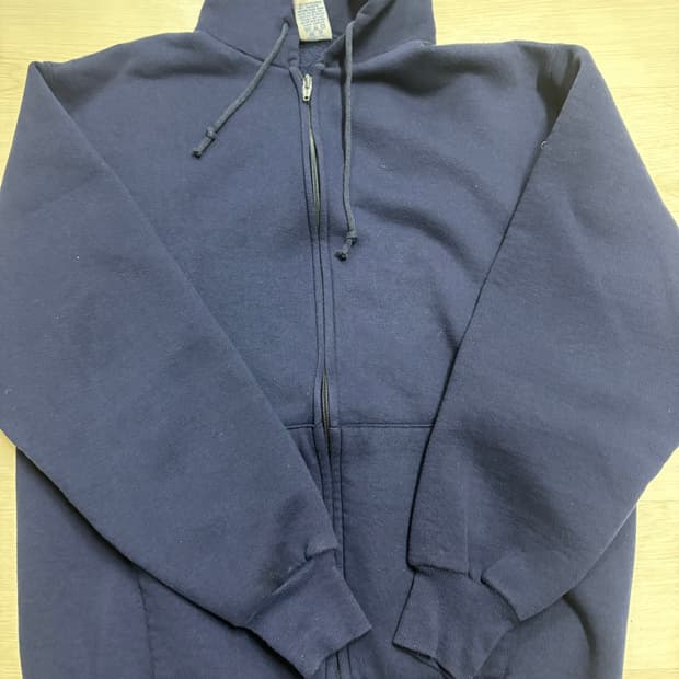 90s USA 빈티지 러셀 후드집업 네이비L