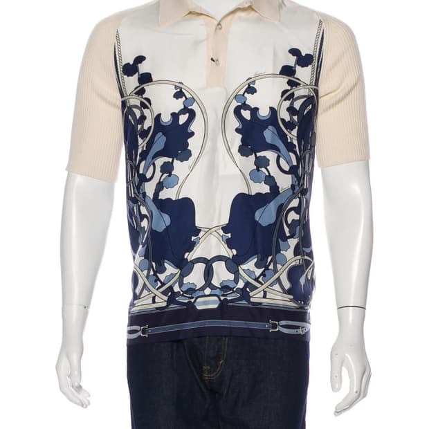 구찌 캐시미어 실크 셔츠