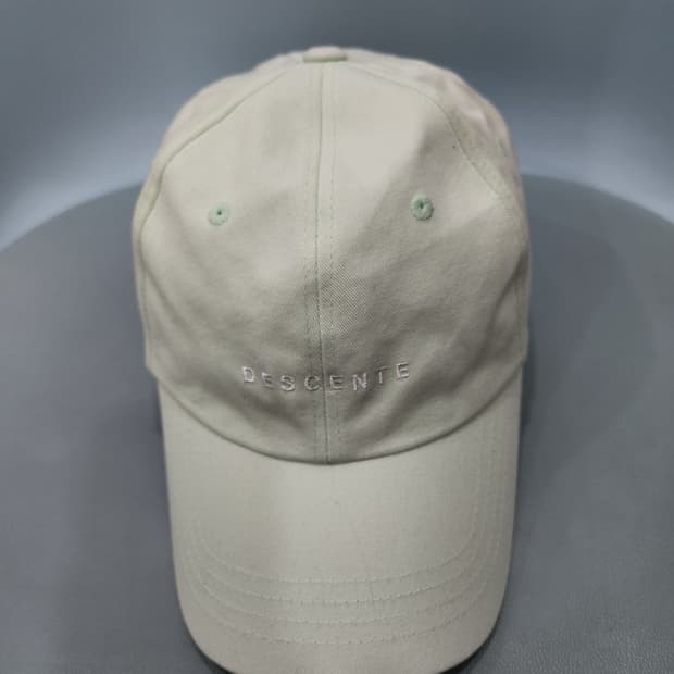[SM] 데상트 라이트그린 볼캡 모자 SM사이즈