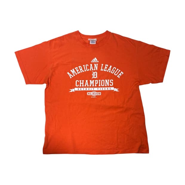 00s Adidas Detroit Tigers T Shirt