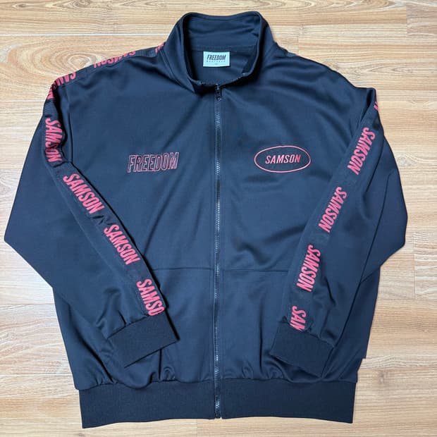 [XL]프리덤 삼손 레터링 져지 자켓