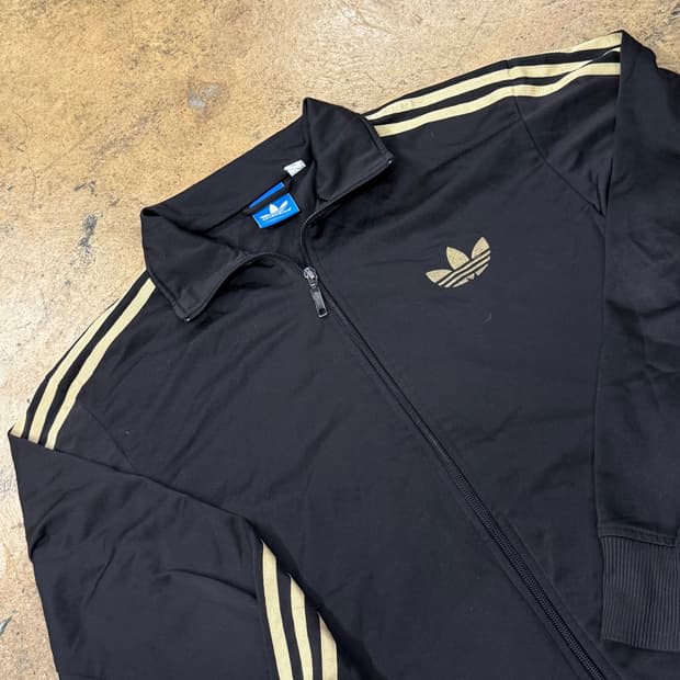아디다스 검금 구파 져지 트랙탑 110