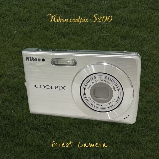 니콘 쿨픽스 s200 디지털카메라 빈티지디카 캠코더